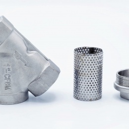 Les components du filtre à tamis en Y (DN25)