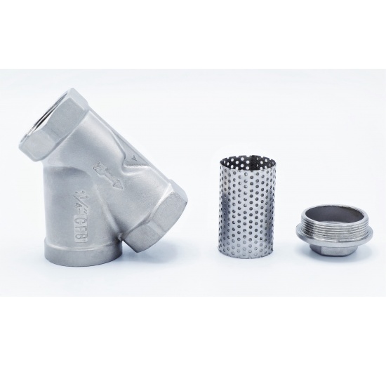 Les components du filtre à tamis en Y (DN32)