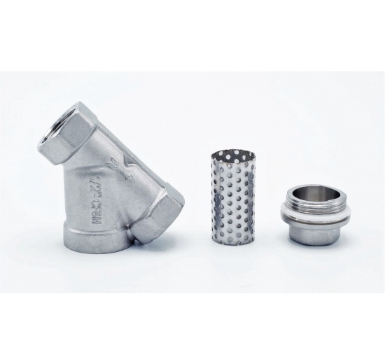 Les components du filtre à tamis en Y