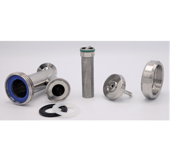 Les composantes du filtre à tamis en Y