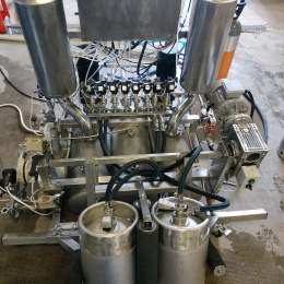 Machine de lavage et de remplissage KEG automatique