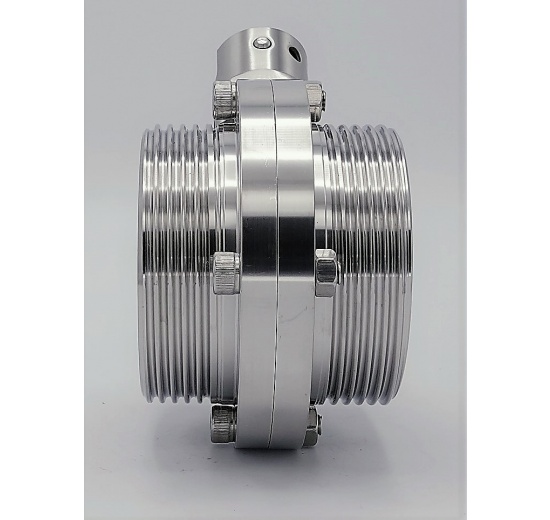 mâles G-G | DN65 sanitaires vanne papillon