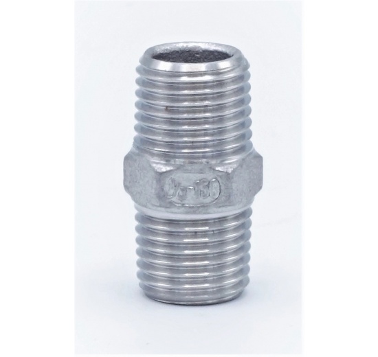 Mamelon double avec hexagone type 340 1/4"