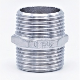 Mamelon double avec hexagone type 340 1"