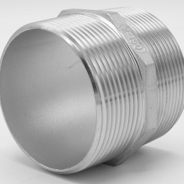 Mamelon double avec hexagone type 340 2" inox