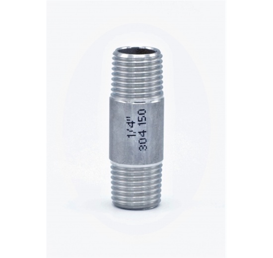 Mamelon tube mâle, inox type 310 1/4"