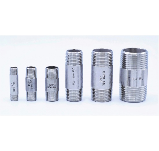 Mamelon tube mâle, inox type 310 | 1"