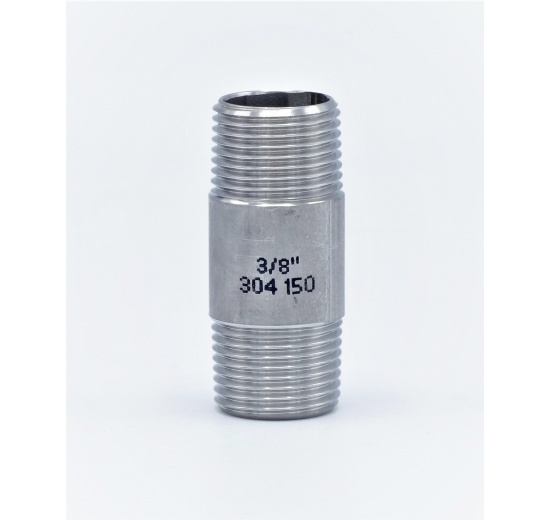 Mamelon tube mâle, inox type 310 3/8"