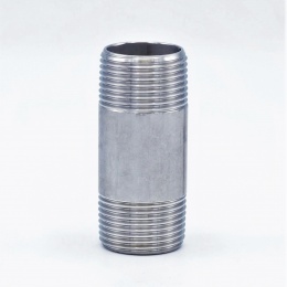 Mamelon tube mâle, inox type 310