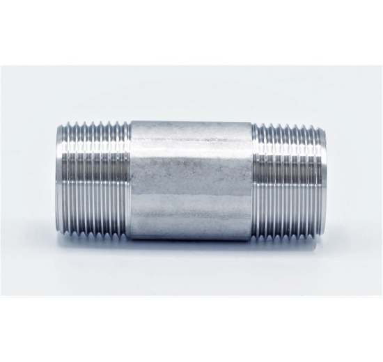 Mamelon tube mâle, inox type 310