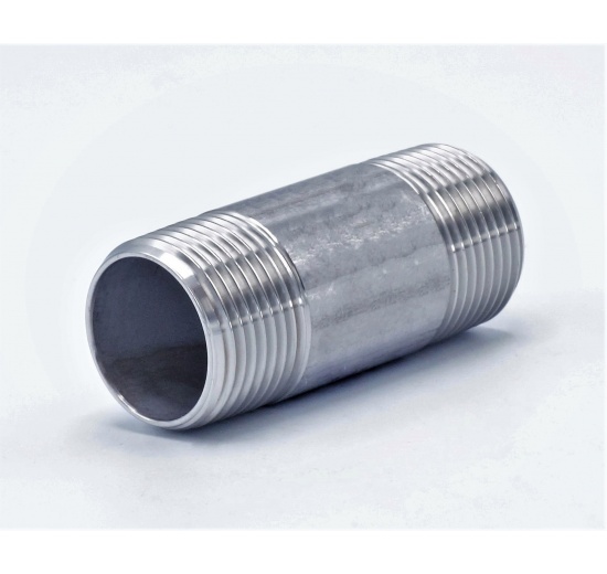 Mamelon tube mâle, inox type 310