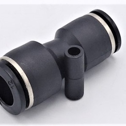 Manchon direct et réduit 10 mm/6 mm, éléments pneumatiques, raccords enfichables en plastique