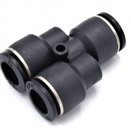 Manchon en Y | DN 10mm  Raccords instantanés en plastique