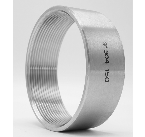 Manchon inox égal femelle court, type 334| 3"