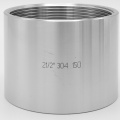 Manchon inox égal femelle type 333,  2 1/2"