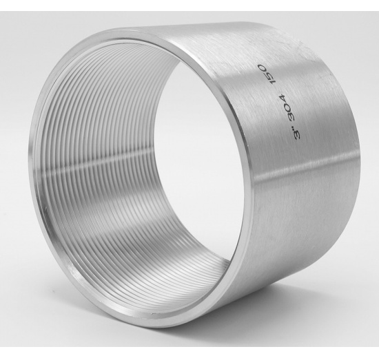 Manchon inox égal femelle type 333,  3"