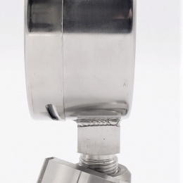 Manomètre avec membrane de séparation, raccord alimentaire DIN 11851, cadran 100 mm, écrou DN32 0-4 bar