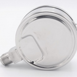 Manomètre avec raccordement inférieur avec le cadran 100mm