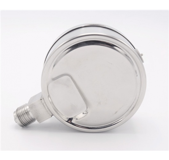 Manomètre avec raccordement inférieur avec le cadran 100mm