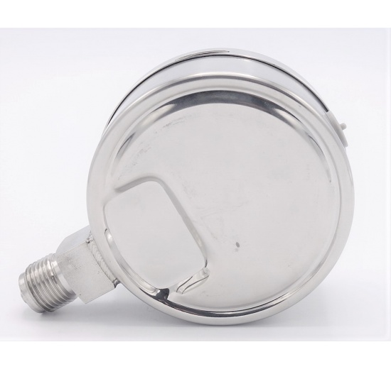 Manomètre avec raccordement inférieur avec le cadran 100mm