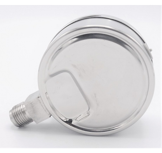 Manomètre avec raccordement inférieur avec le cadran 100mm