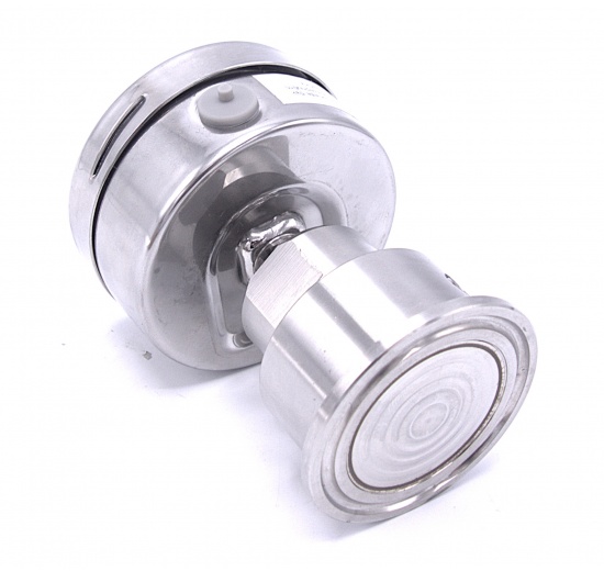 Manomètre avec séparateur à membrane (connexion arrière) en inox - CLAMP, cadran 63 (K50.5mm)