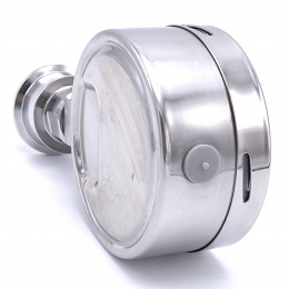 Manomètre avec séparateur à membrane en inox - CLAMP, cadran 100 mm, (K50.5 mm)