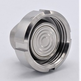 Manomètre avec séparateur à membrane, filetage alimentaire DIN 11851, cadran 100 mm, écrou DN25