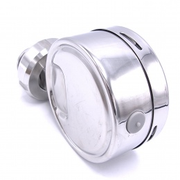 Manomètre avec séparateur à membrane - visserie alimentaire DIN 11851, cadran 100 mm, matrice DN25| 0-2,5 bar