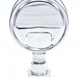 Manomètre inox avec membrane de séparation-CLAMP, cadran 100 mm | 0-10 bar