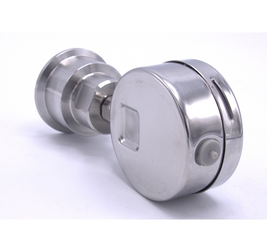 Manomètre inox avec membrane de séparation-CLAMP, cadran 63 mm 	Mesure de pression