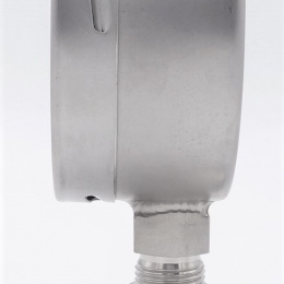 Manomètre inox avec membrane de séparation-CLAMP DIN 32676 (64 mm), cadran 100 mm | -1/1,5 bar