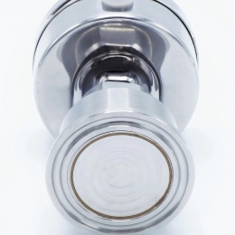 Manomètre tout inox, cadran 63 mm (raccordement arrière), avec membrane séparatrice CLAMP DIN 32676 - collier 50,5 mm 0-6 bar