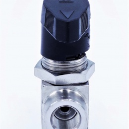 MINI Robinet à tournant sphérique, acier inox, 3 voies, fileté | 1/8”