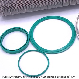 Náhradní těsnění víka trubkového rohového filtru DN65,FKM