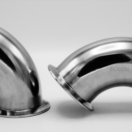 nerezová kolena CLAMP 90° DN65