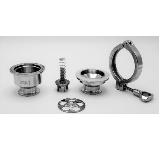 Nerezová zpětná klapka, clamp typ C-C | DN32 (K50.5)