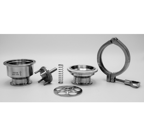 Nerezová zpětná klapka, clamp typ C-C DN50 (K64)