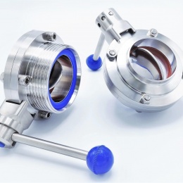 nerezové přímé uzavírací klapky, typ G-S DN 65