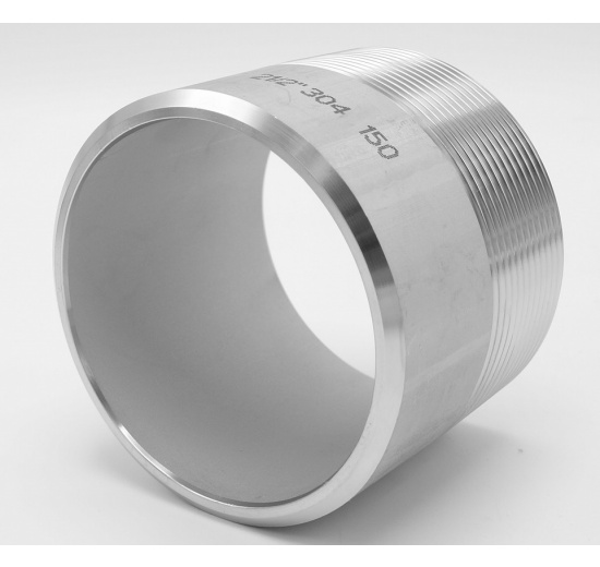 Nerezový nipl, navařovací vsuvka, typ 308,  2 1/2"