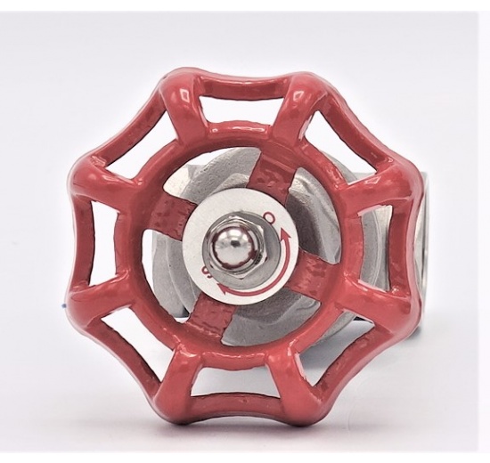 Nerezový uzavírací, regulační šoupátkový ventil 3/4”