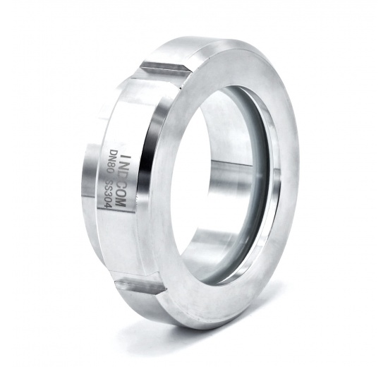 *** NOT TRANSLATED *** nerezové maticové průhledítko, DN80, navařovací