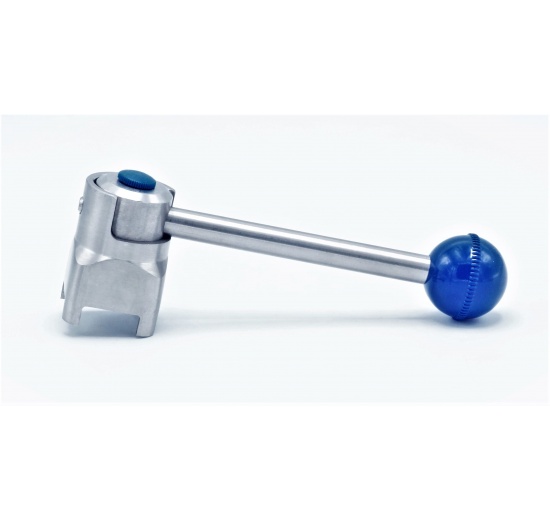 ovládací páka pro nerezovou přímou klapku