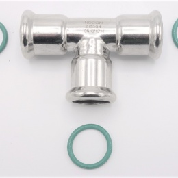 Pièce en T, pressage, F/F/F 18 mm