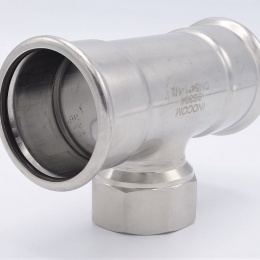 Pièce en T, pressage, F/F(filetage intérieur)/F 54_1 1/2"_54