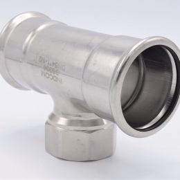 Pièce en T, pressage, F/F(filetage intérieur)/F 54_1 1/2"_54