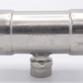 Pièce en T, pressage, F/F(filetage intérieur)/F 54_3/4"_54, acier inoxydable