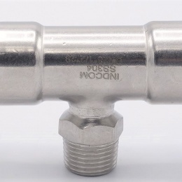 Pièce en T, pressage, F/M (filetage extérieur)/F | 28_1"_28