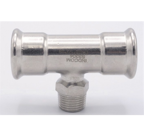 Pièce en T, pressage, F/M (filetage extérieur)/F | 28_1"_28