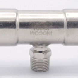 Pièce en T, pressage, F/M (filetage extérieur)/F | 35_1/2"_35